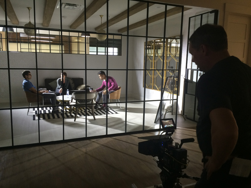 on set